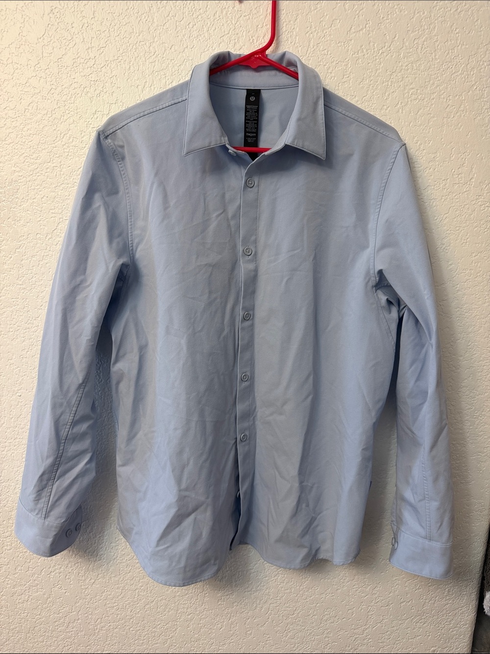 lululemon athletica Light Blue Men's Dress Shirt